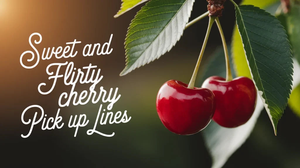 Sweet and Flirty Cherry Pick Up Lines