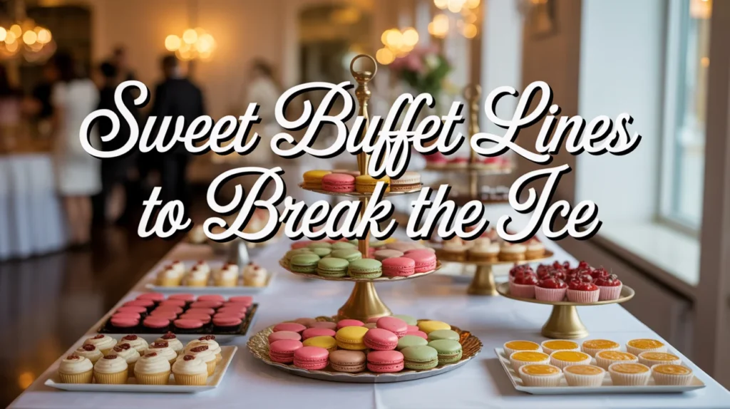 Sweet Buffet Lines to Break the Ice