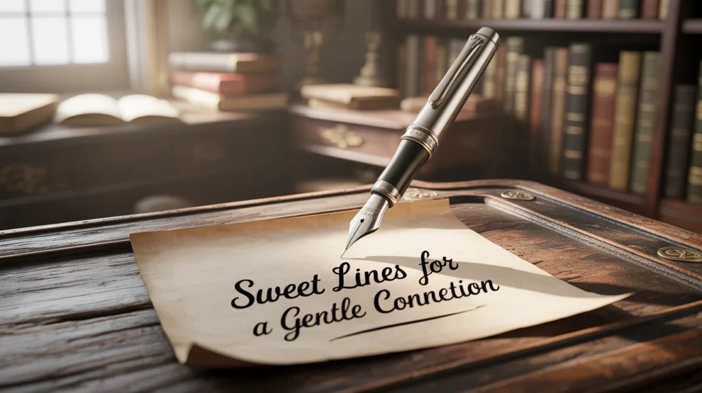 Sweet Lines for a Gentle Connection
