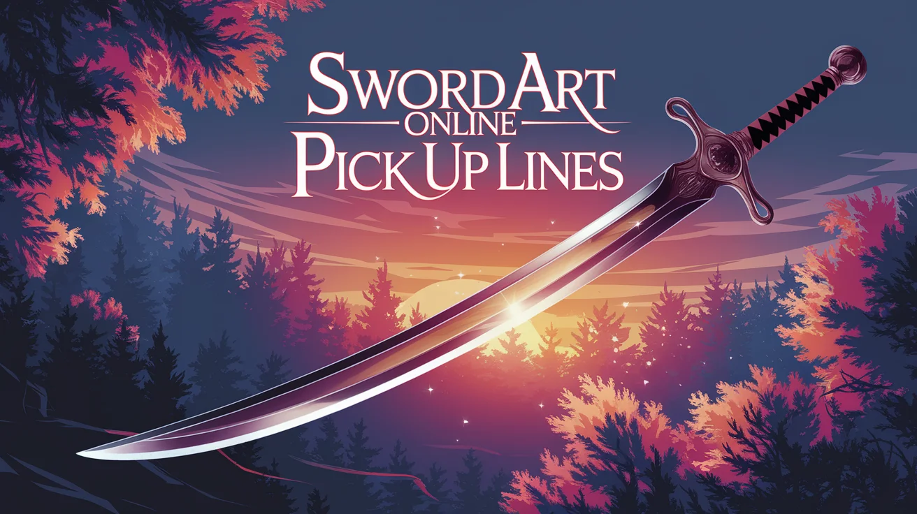 Sword Art Online Pick Up Lines
