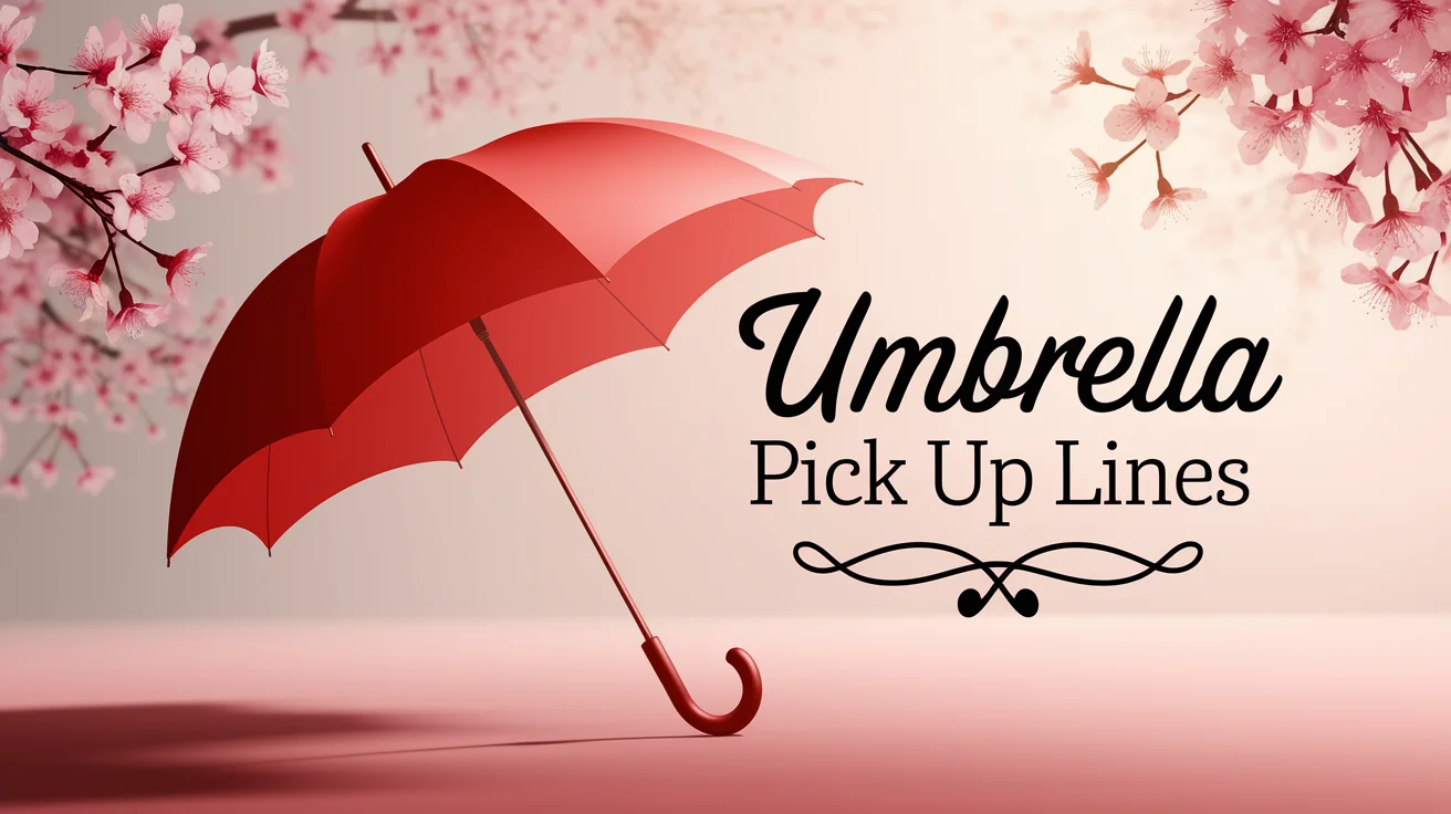 Umbrella Pick Up Lines