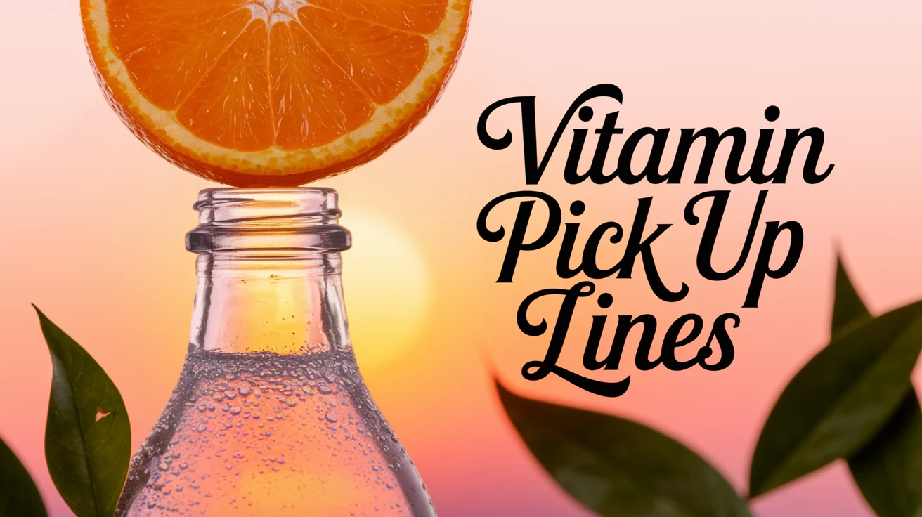 Vitamin Pick Up Lines