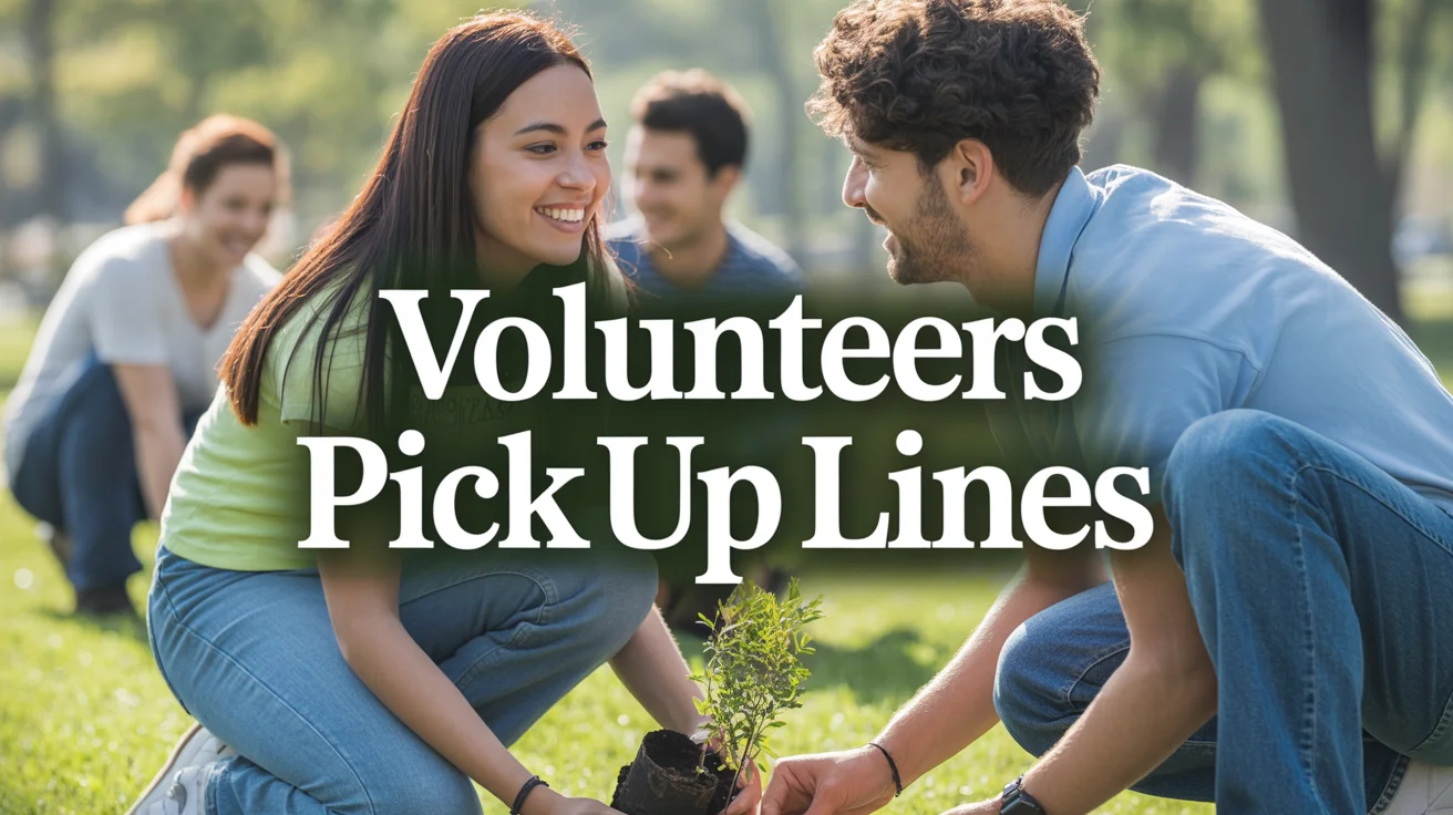 Volunteers Pick Up Lines