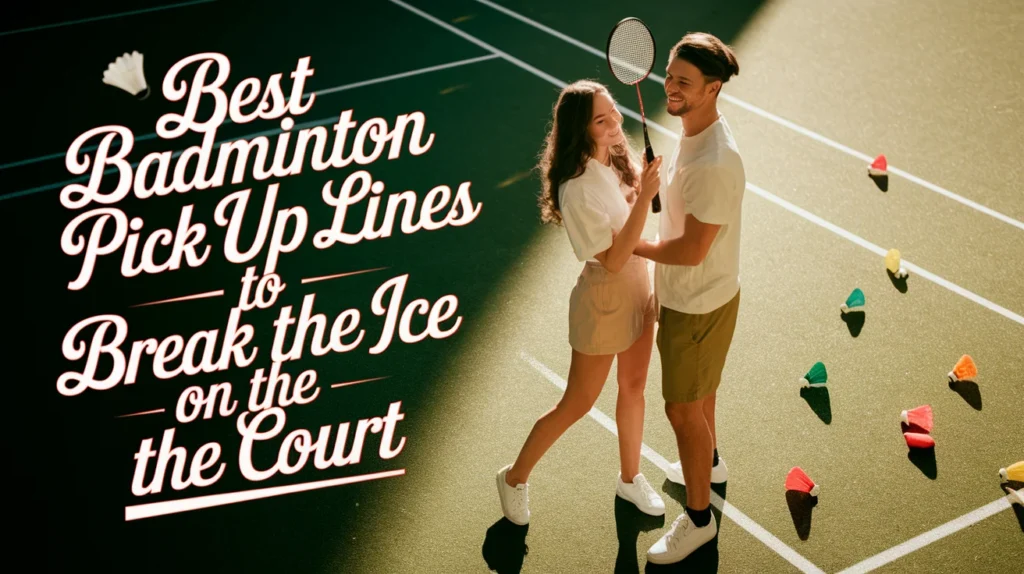 Best Badminton Pick Up Lines to Break the Ice on the Court