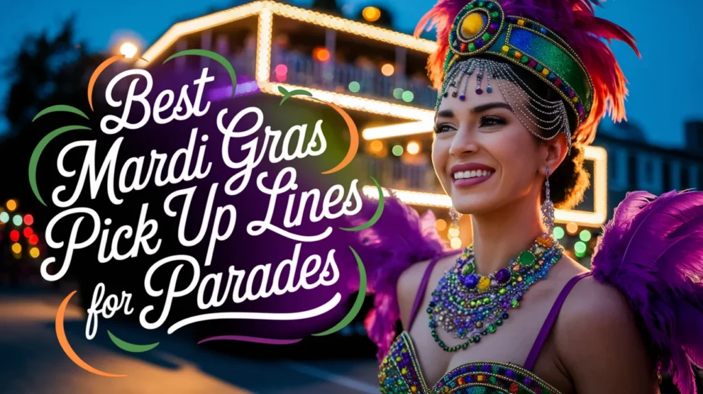 Best Mardi Gras Pick Up Lines for Parades