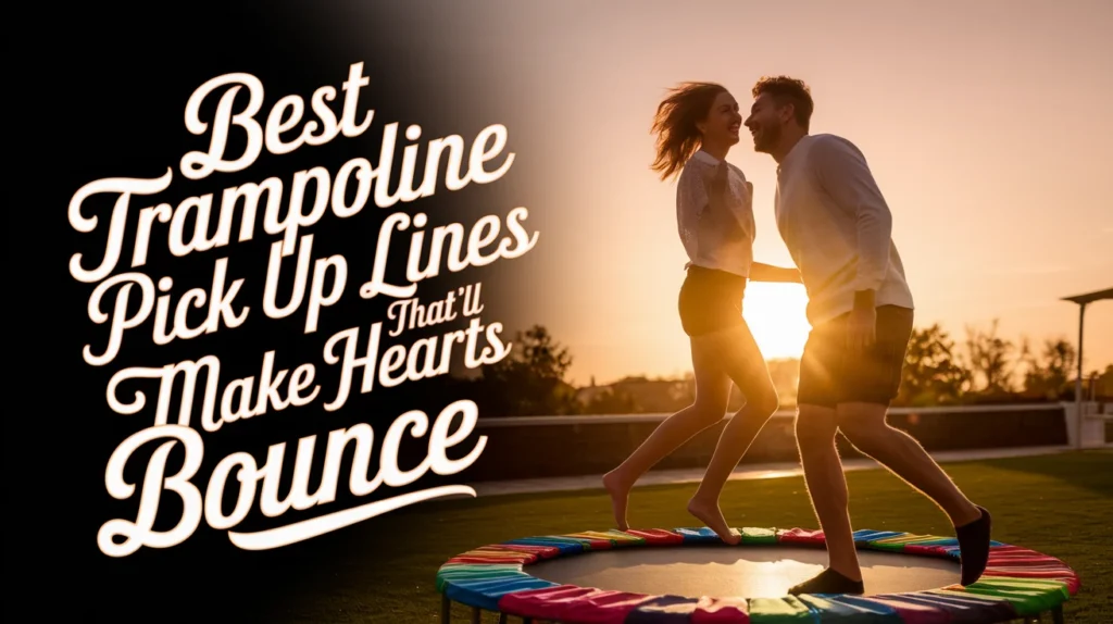 Best Trampoline Pick Up Lines That’ll Make Hearts Bounce
