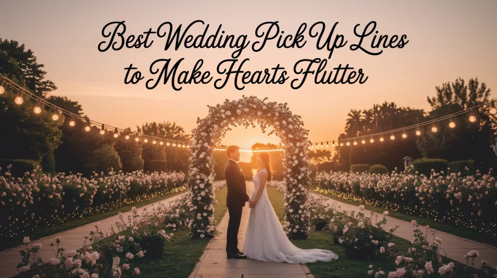 Best Wedding Pick Up Lines to Make Hearts Flutter