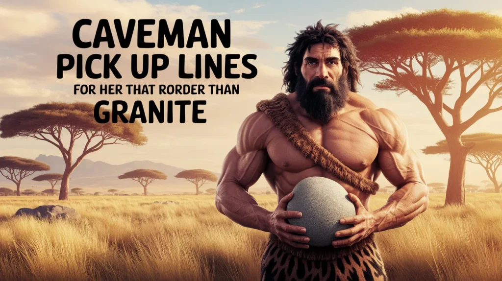Caveman Pick Up Lines for Her That Rock Harder Than Granite