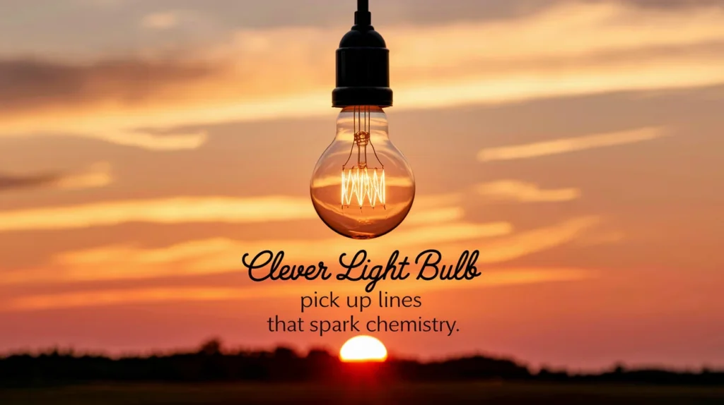 Clever Light Bulb Pick Up Lines That Spark Chemistry