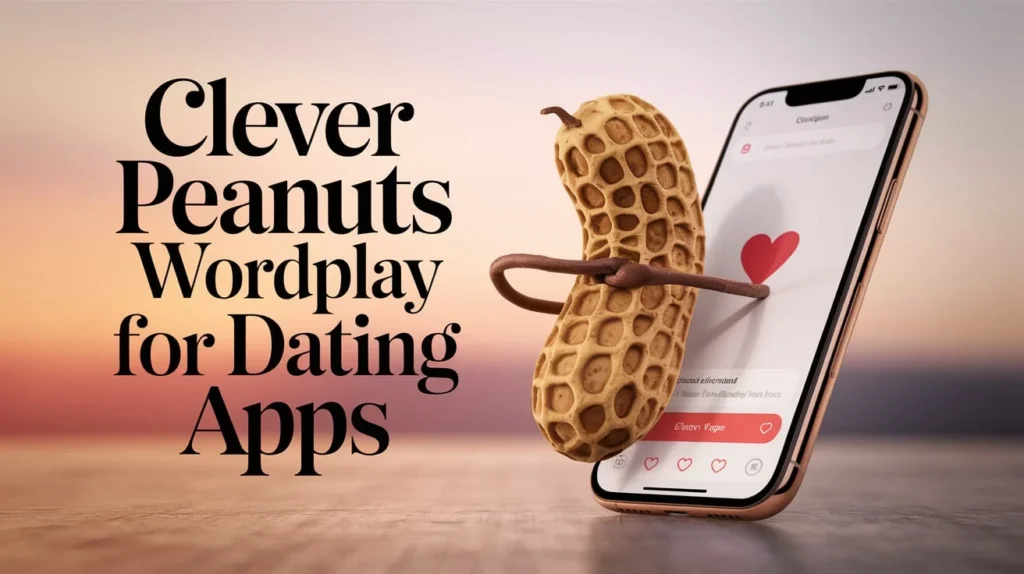 Clever Peanuts Wordplay For Dating Apps