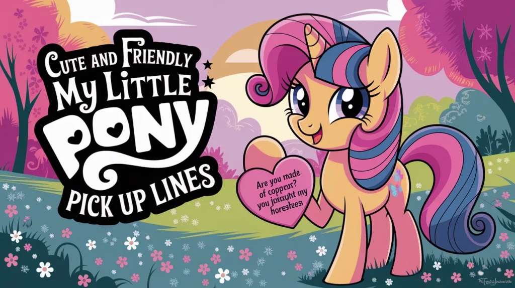 Cute and Friendly My Little Pony Pick Up Lines