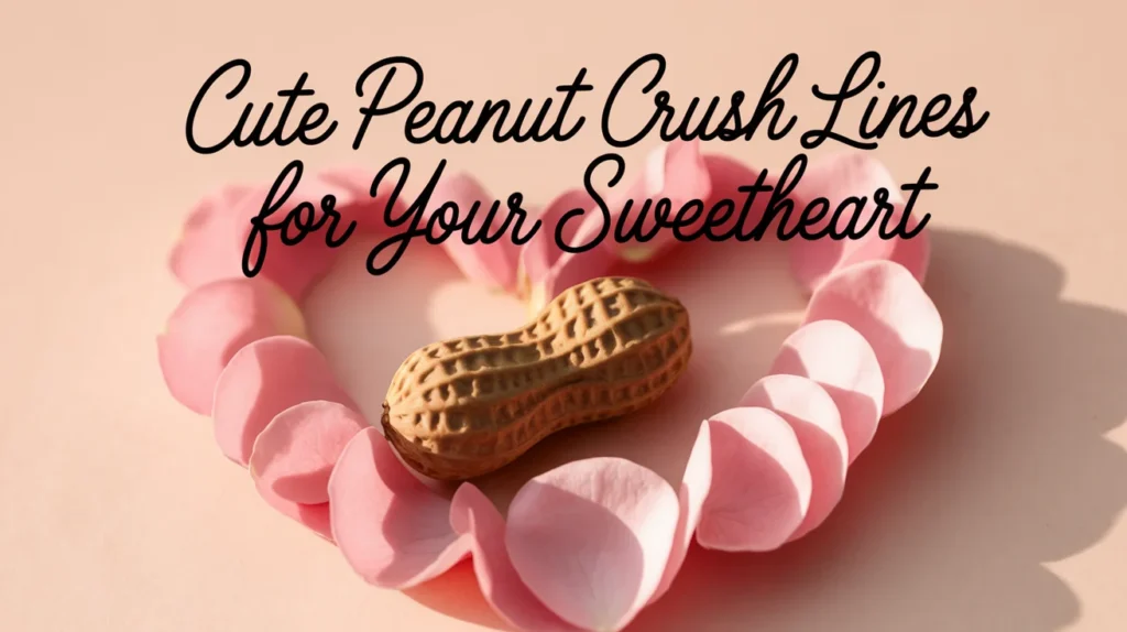 Cute Peanut Crush Lines For Your Sweetheart