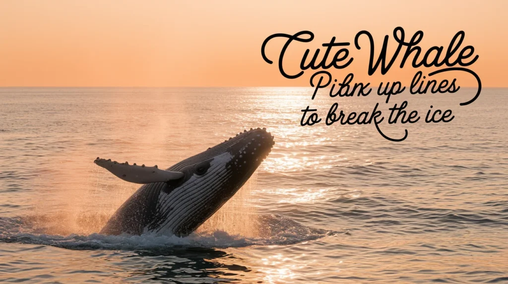 Cute Whale Pick Up Lines to Break the Ice
