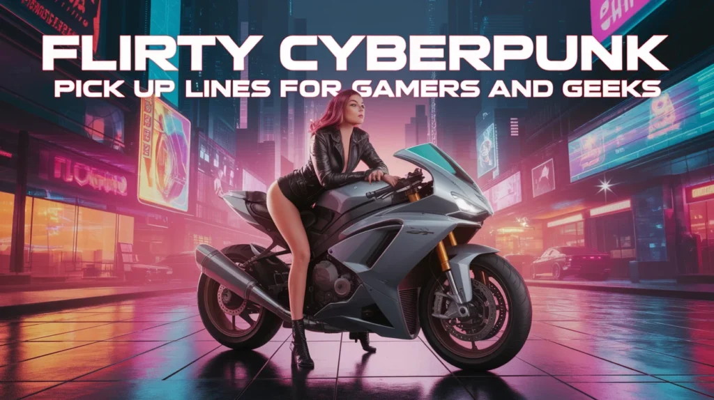Flirty Cyberpunk Pick Up Lines For Gamers and Geeks