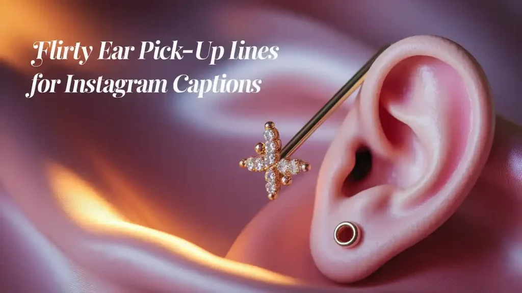 Flirty Ear Pick-Up Lines for Instagram Captions