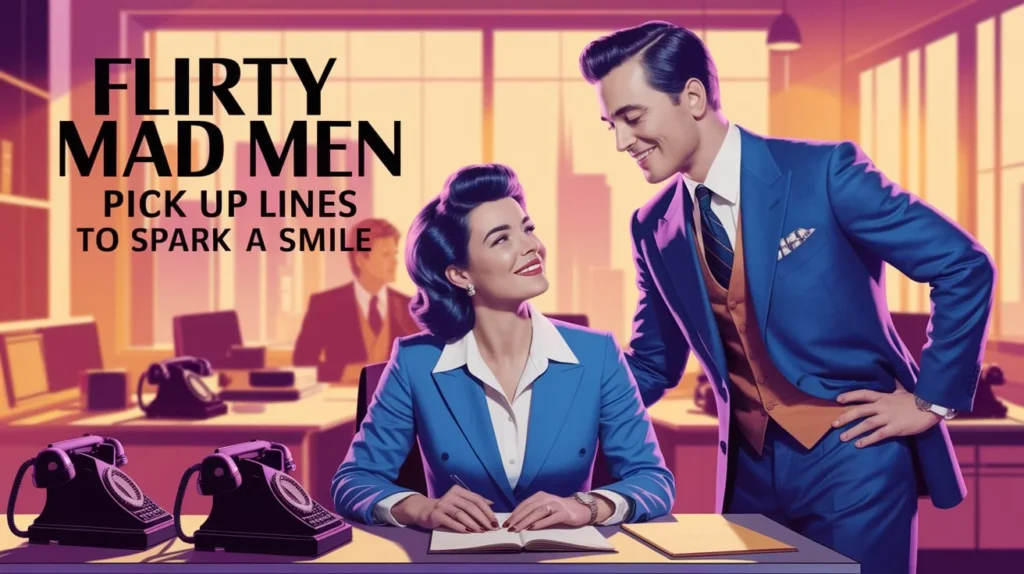 Flirty Mad Men Pick Up Lines To Spark a Smile