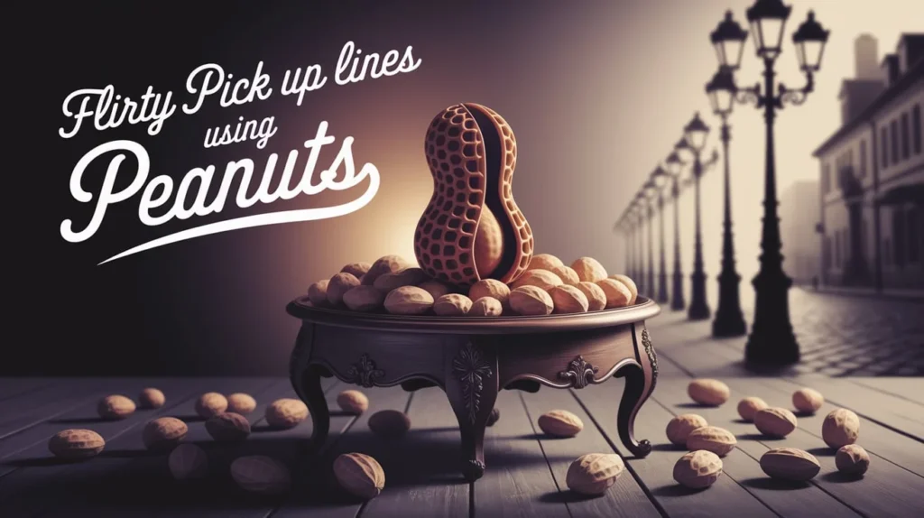 Flirty Pick Up Lines Using Peanuts