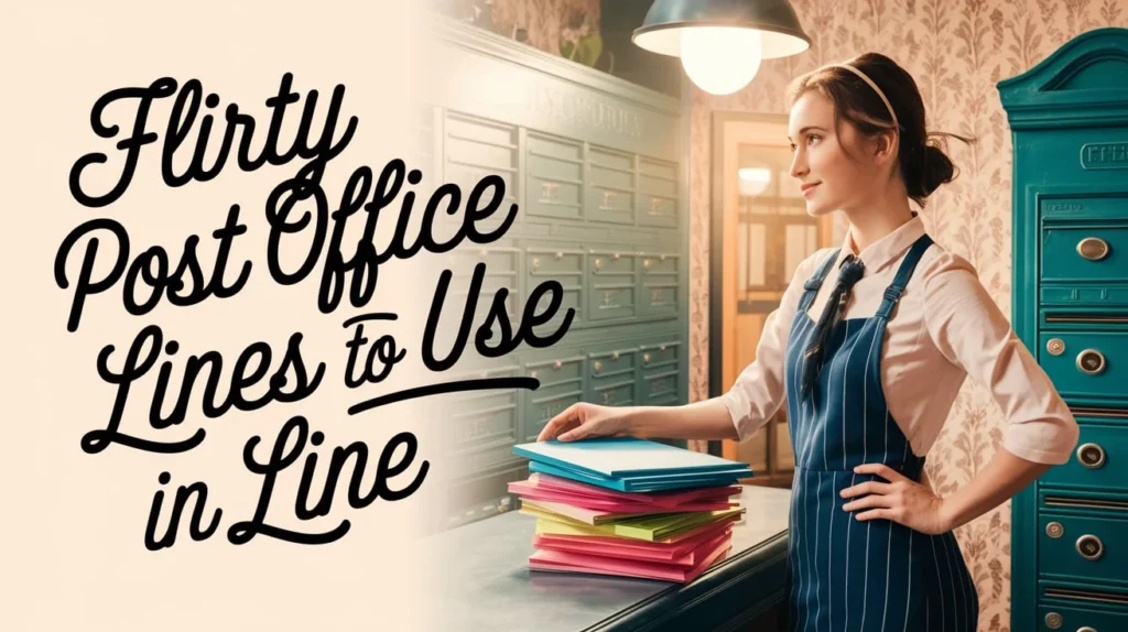 Flirty Post Office Lines to Use in Line
