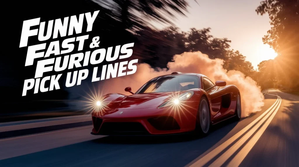 Funny Fast & Furious Pick Up Lines
