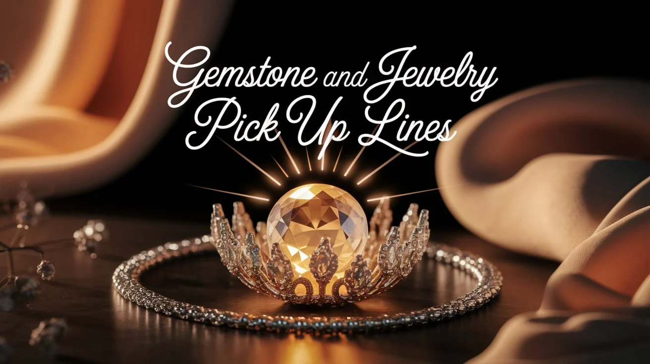 Gemstone and Jewelry Pick Up Lines