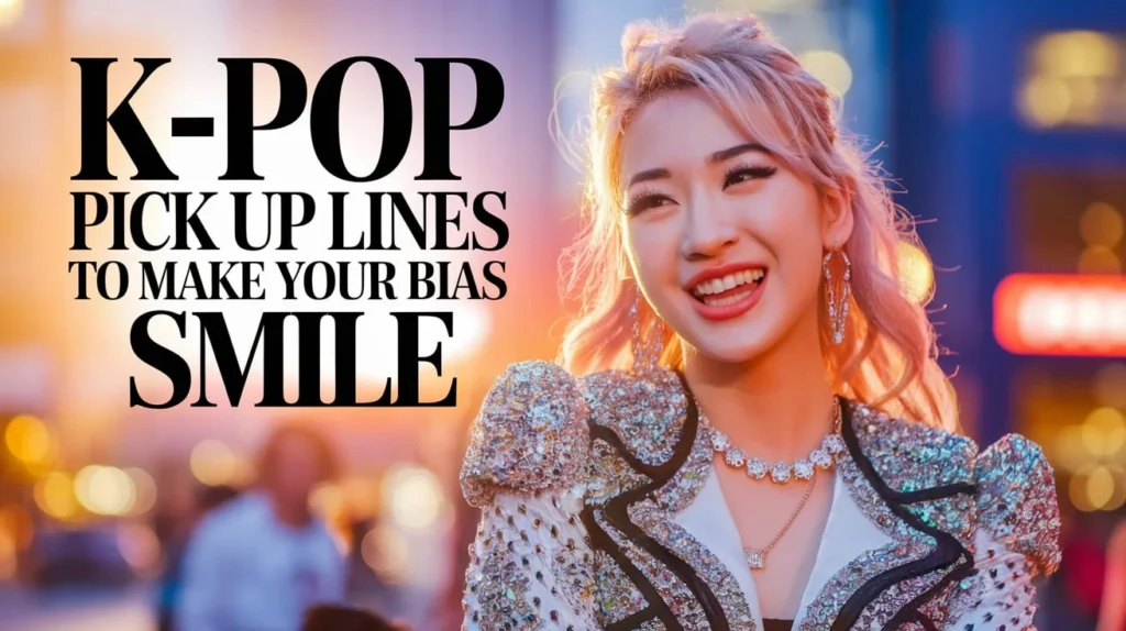 K-Pop Pick Up Lines to Make Your Bias Smile