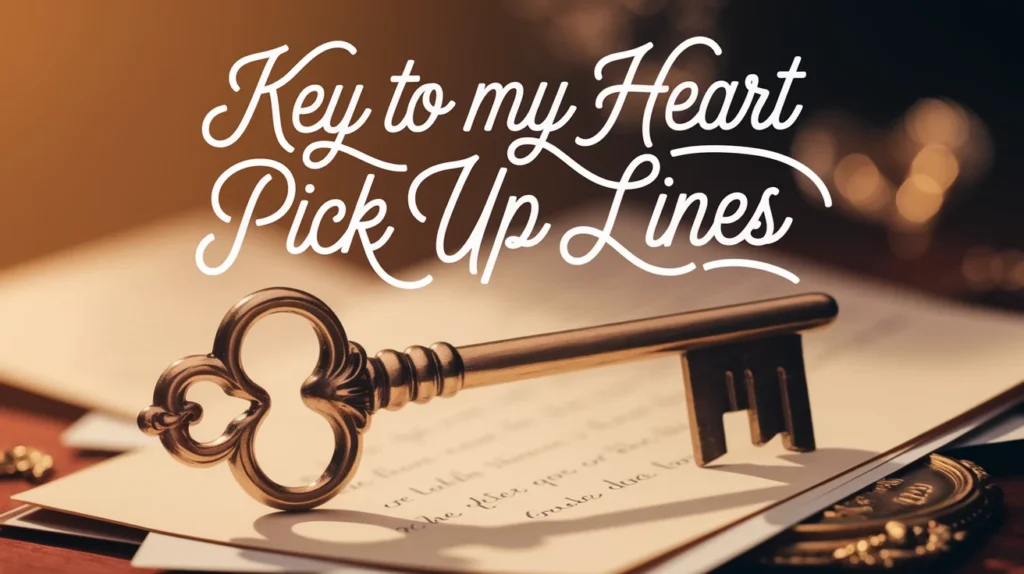 Key to My Heart Pick Up Lines