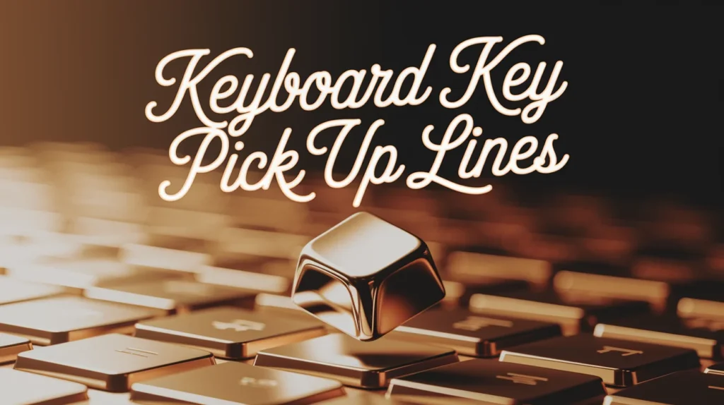 Keyboard Key Pick Up Lines