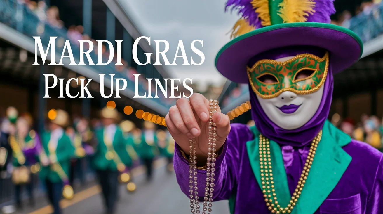 Mardi Gras Pick Up Lines