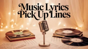 Music Lyrics Pick Up Lines