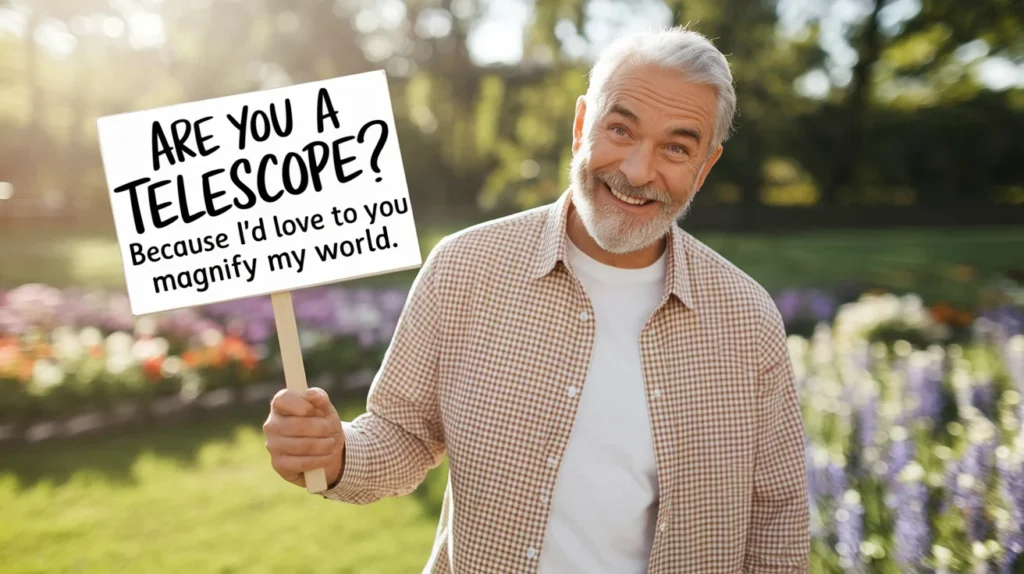 Playful Older Man Pick Up Lines