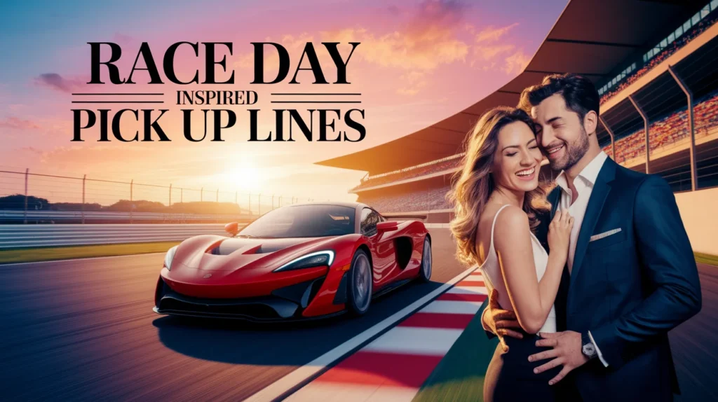 Race Day Inspired Pick Up Lines