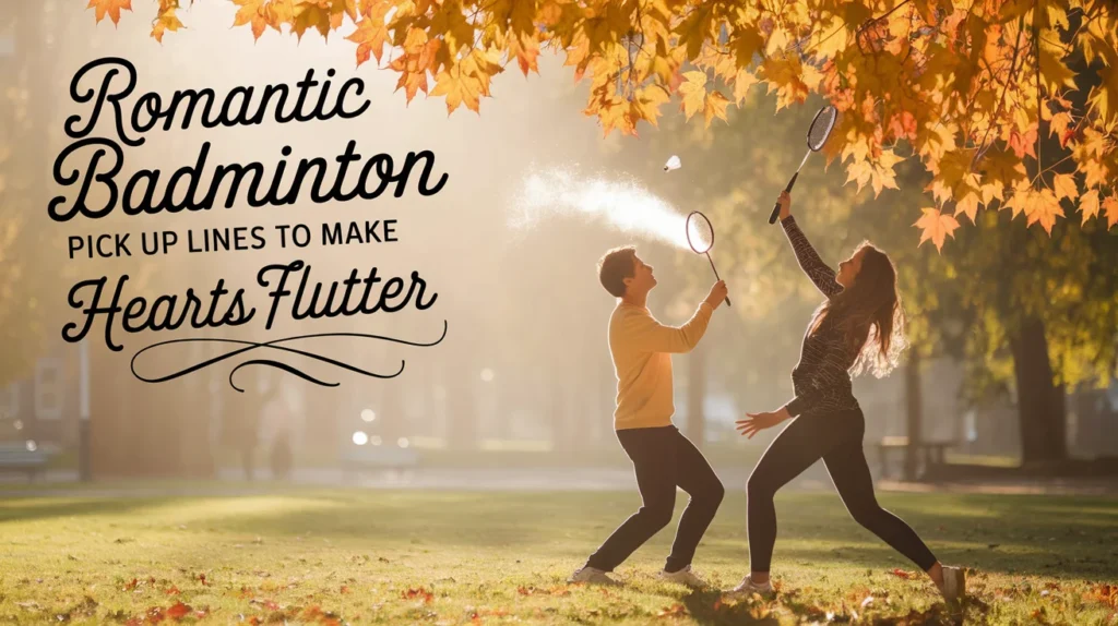 Romantic Badminton Pick Up Lines to Make Hearts Flutter