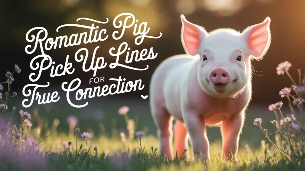 Romantic Pig Pick Up Lines for True Connection