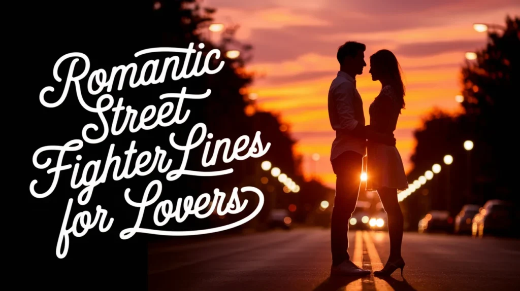 Romantic Street Fighter Lines for Lovers