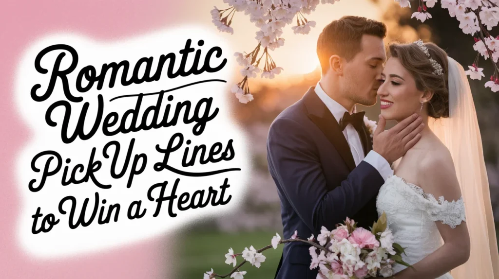 Romantic Wedding Pick Up Lines to Win a Heart