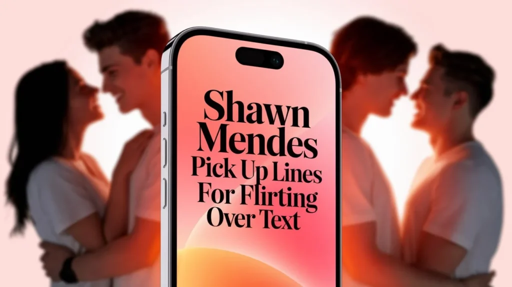 Shawn Mendes Pick Up Lines for Flirting Over Text