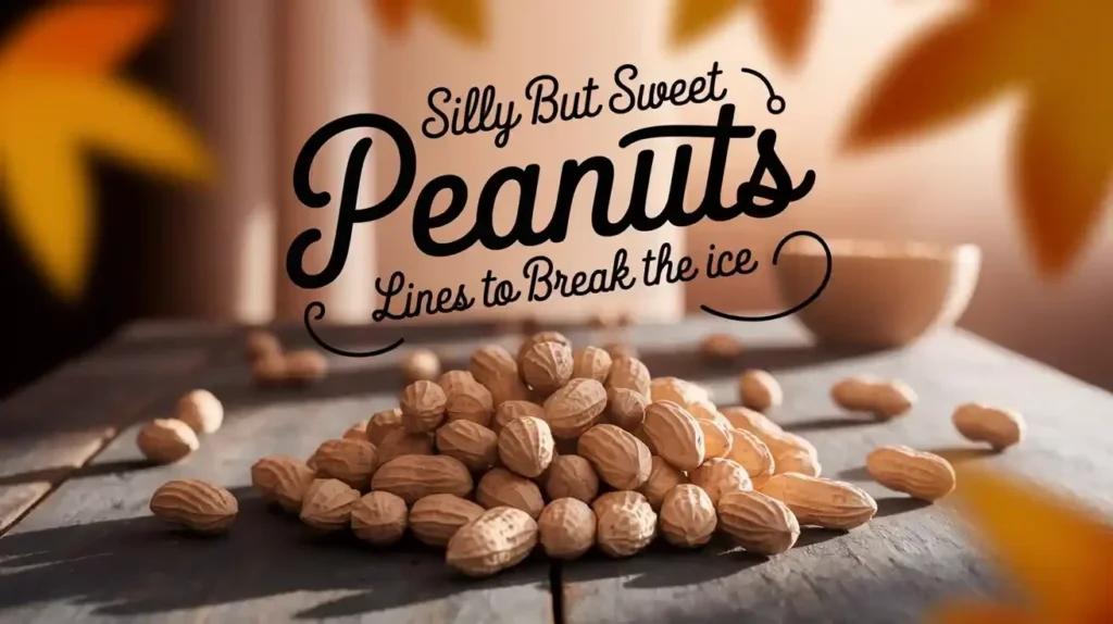 Silly But Sweet Peanuts Lines To Break The Ice