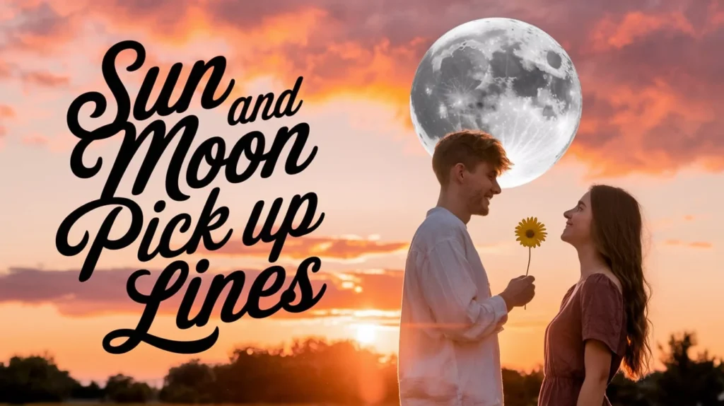 Sun and Moon Pick Up Lines