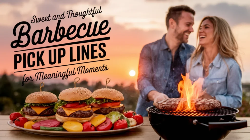 Sweet and Thoughtful Barbecue Pick Up Lines for Meaningful Moments