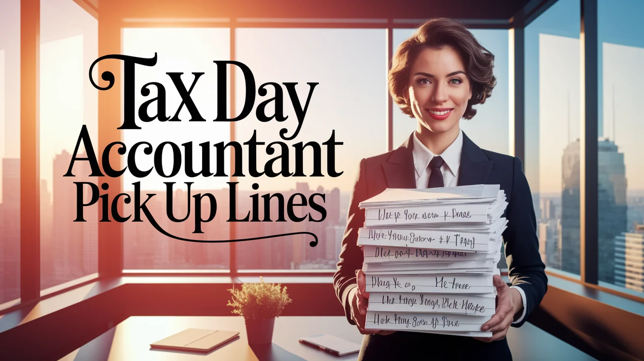 Tax Day Accountant Pick Up Lines