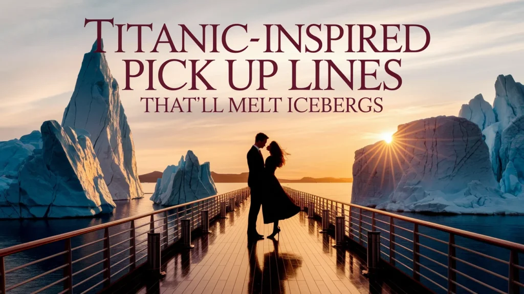 Titanic-Inspired Pick Up Lines That'll Melt Icebergs