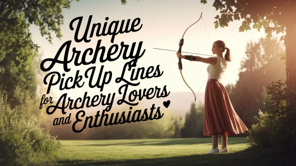 Unique Archery Pick Up Lines for Archery Lovers and Enthusiasts