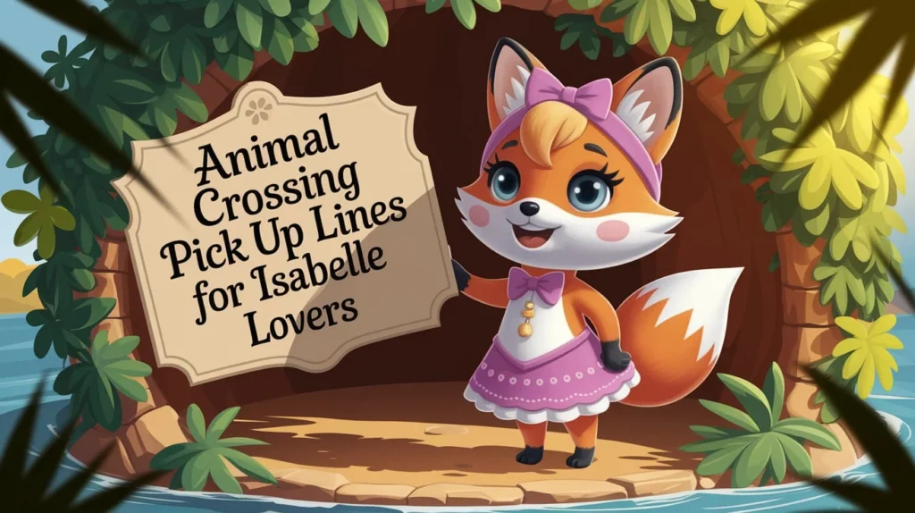 Animal Crossing Pick Up Lines for Isabelle Lovers