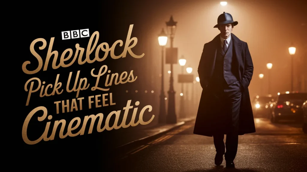 BBC Sherlock Pick Up Lines That Feel Cinematic