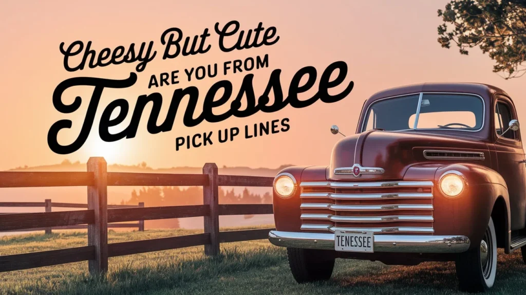 Cheesy But Cute Are You From Tennessee Pick Up Lines