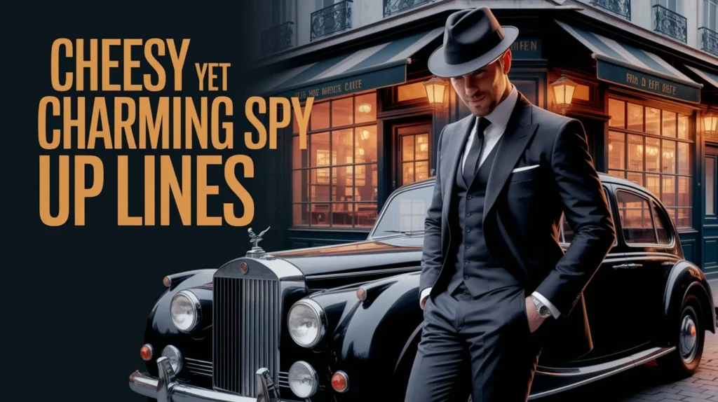 Cheesy Yet Charming Spy Pick Up Lines