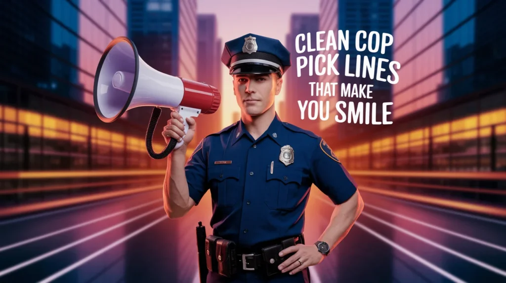 Clean Cop Pick Up Lines That Make You Smile
