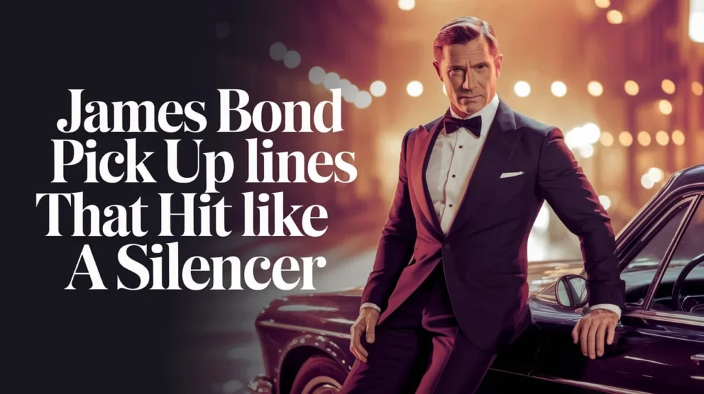 James Bond Pick Up Lines That Hit Like a Silencer