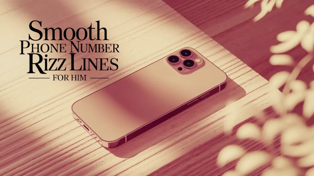 Smooth Phone Number Rizz Lines For Him