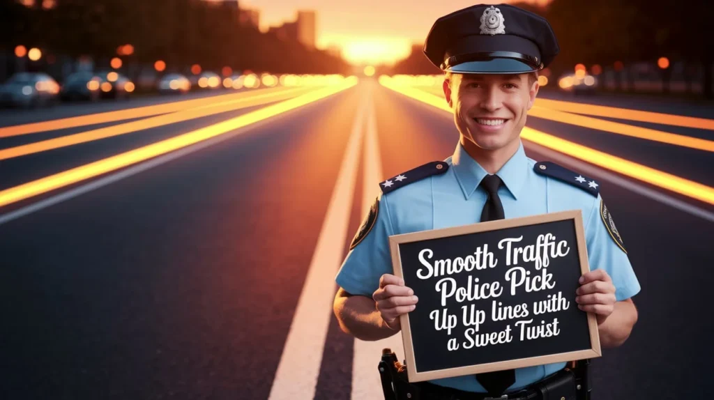 Smooth Traffic Police Pick Up Lines With a Sweet Twist